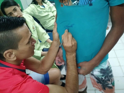 Ex-jogador de futebol Ronaldo Angelim visita unidade provisória em Juazeiro do Norte