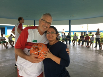 Basquete Cearense visita unidades socioeducativas