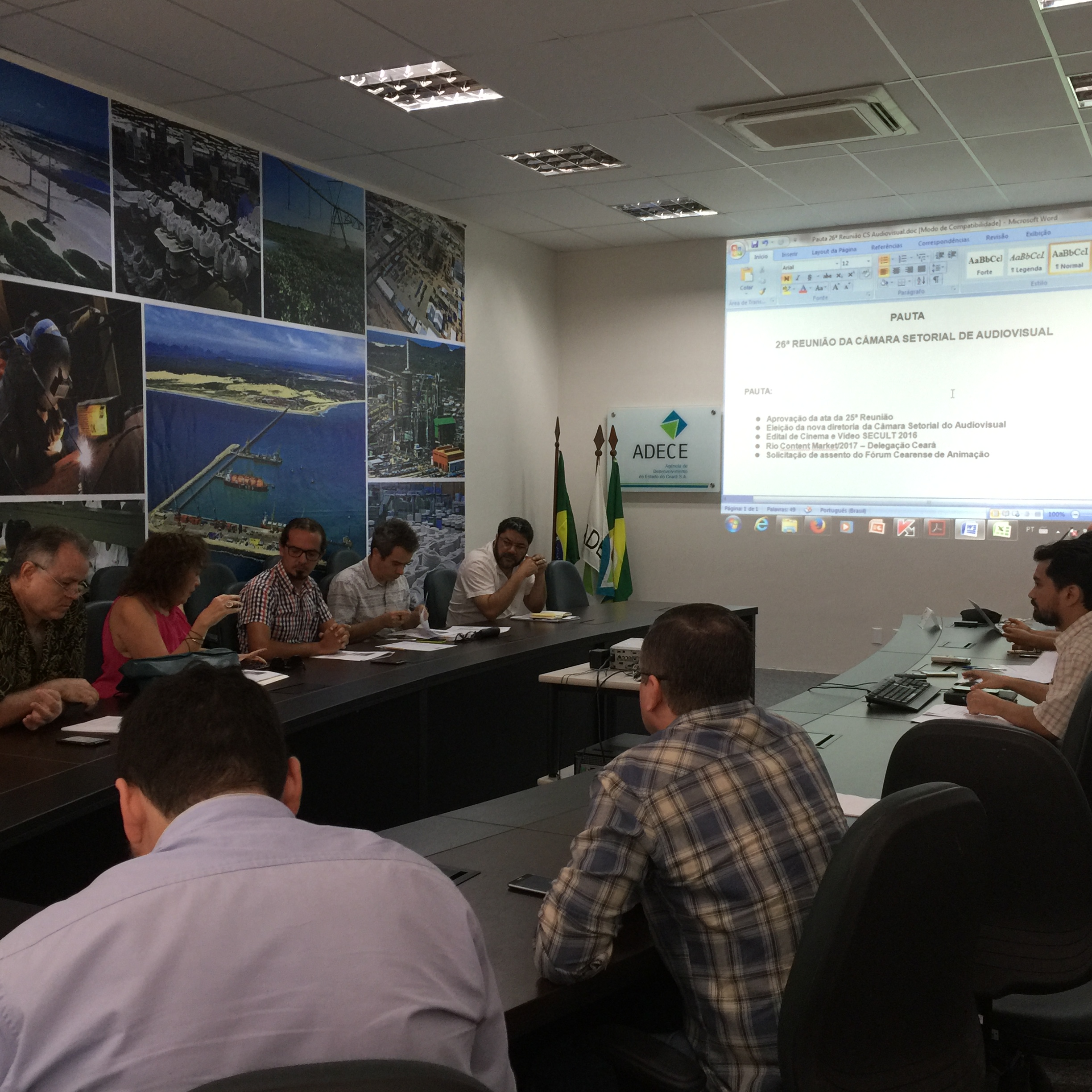 Edital Cinema e Vídeo 2016, da Secult, é apresentado durante a 26ª Reunião da Câmara Setorial do Audiovisual