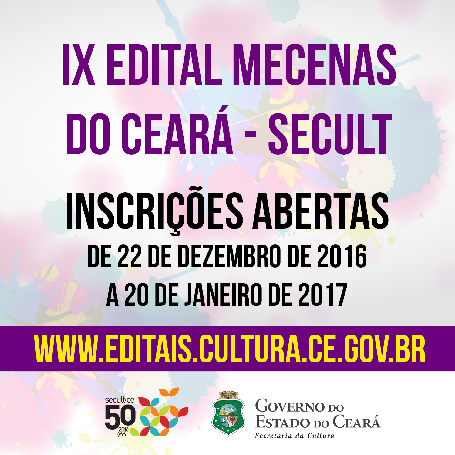 Secult lança IX Edital Mecenas do Ceará, com até R$ 20,4 milhões para captação pelos projetos selecionados