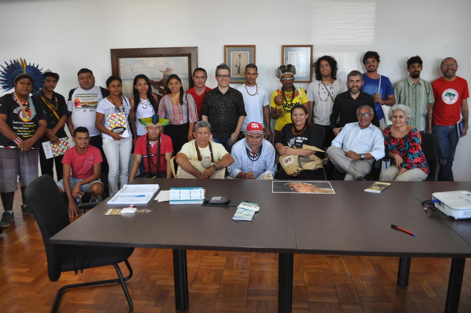 Povos Indígenas participaram de reunião nesta terça, 20/12, na Secult, debatendo propostas de edital, Plano Setorial e Plano de Salvaguarda
