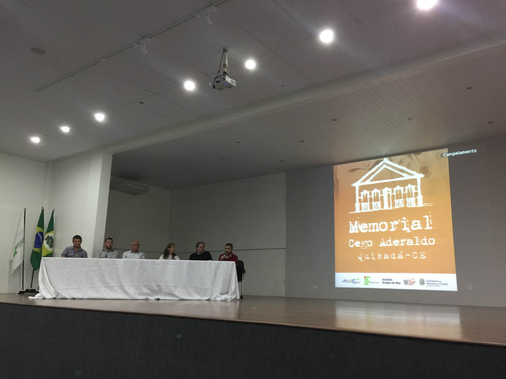 Seminário “Memorial Cego Aderaldo – Proposições e Diálogos” foi aberto na manhã desta sexta, 16/12, em Quixadá, com a equipe da Secult