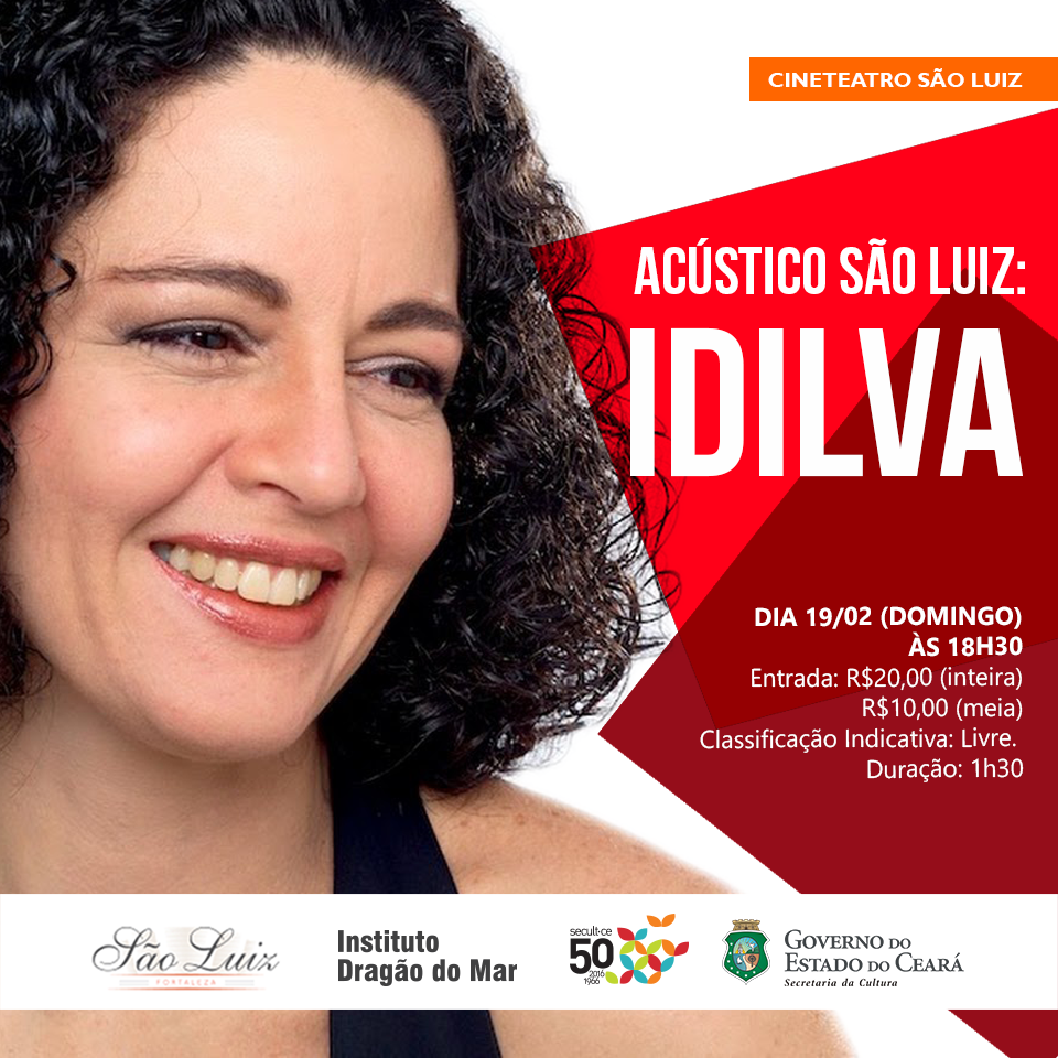 Cineteatro São Luiz tem neste domingo filme da Mostra Shakespeare e show de Idilva Germano em Tributo a Billie Holiday