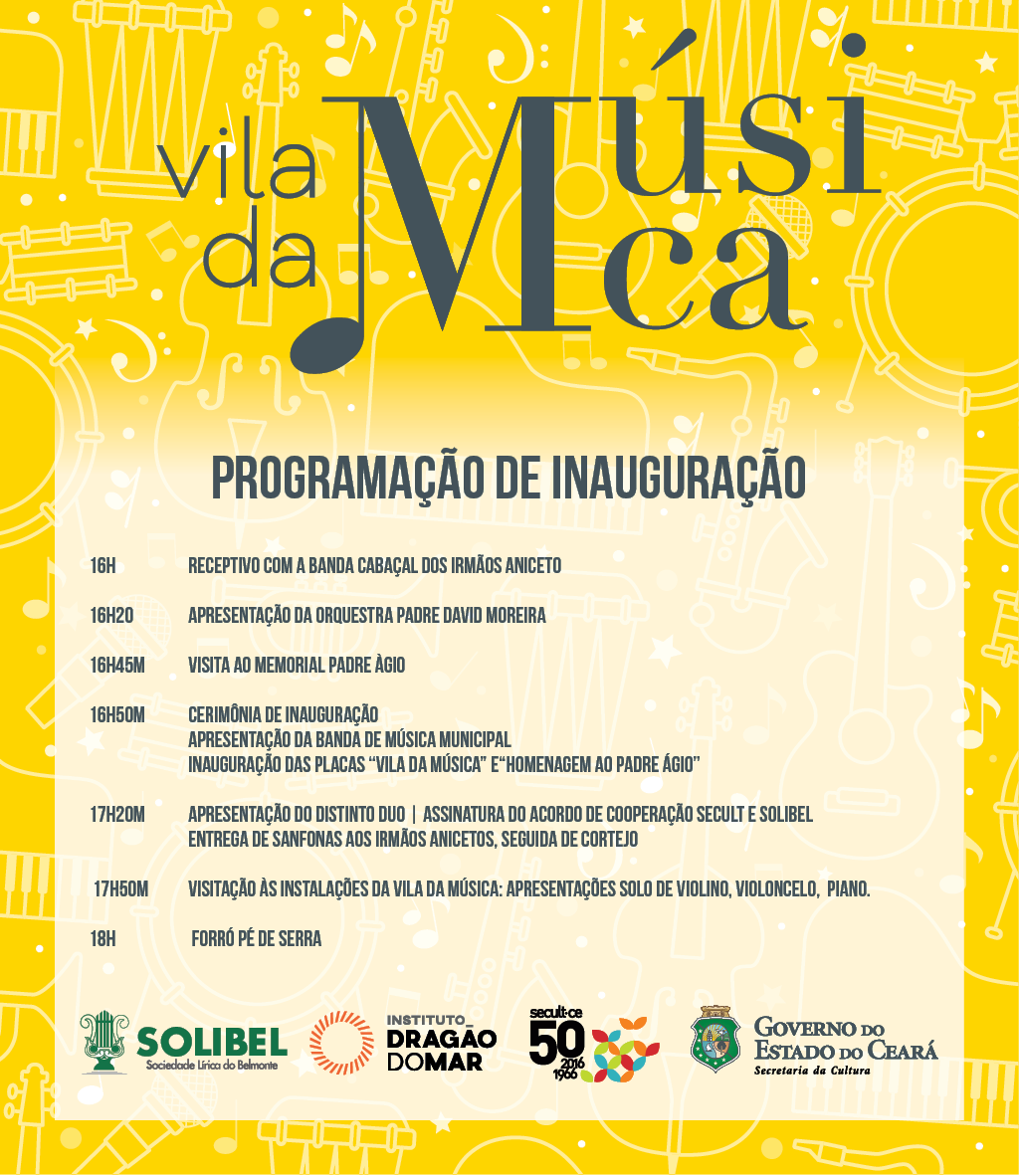 Vila da Música: confira a programação detalhada da inauguração, neste sábado, 11/3, a partir das 16h