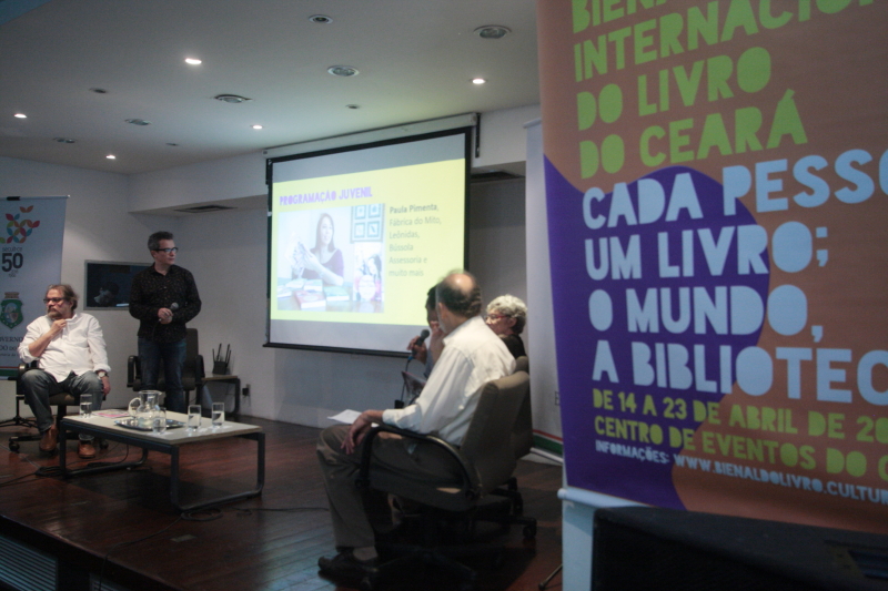 Secult apresentou a programação da XII Bienal Internacional do Livro do Ceará, na manhã desta quarta, 5/4, em coletiva com a imprensa