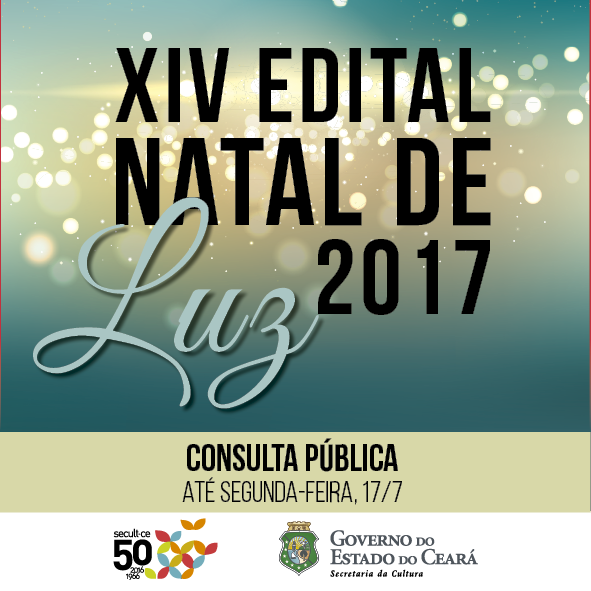 XIV Edital Ceará Natal de Luz está com consulta pública aberta até dia 17 de julho
