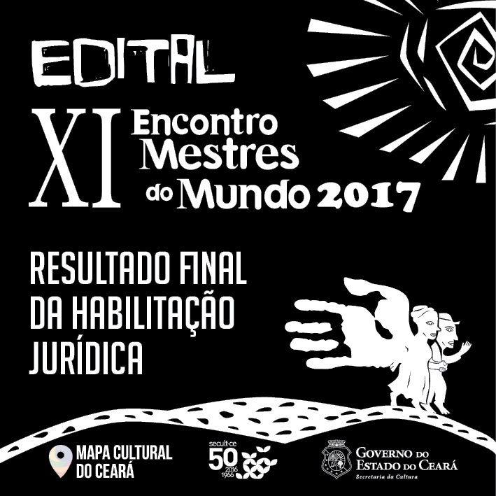 Secult divulga Resultado Final da Habilitação Jurídica do XI Encontro Mestres do Mundo