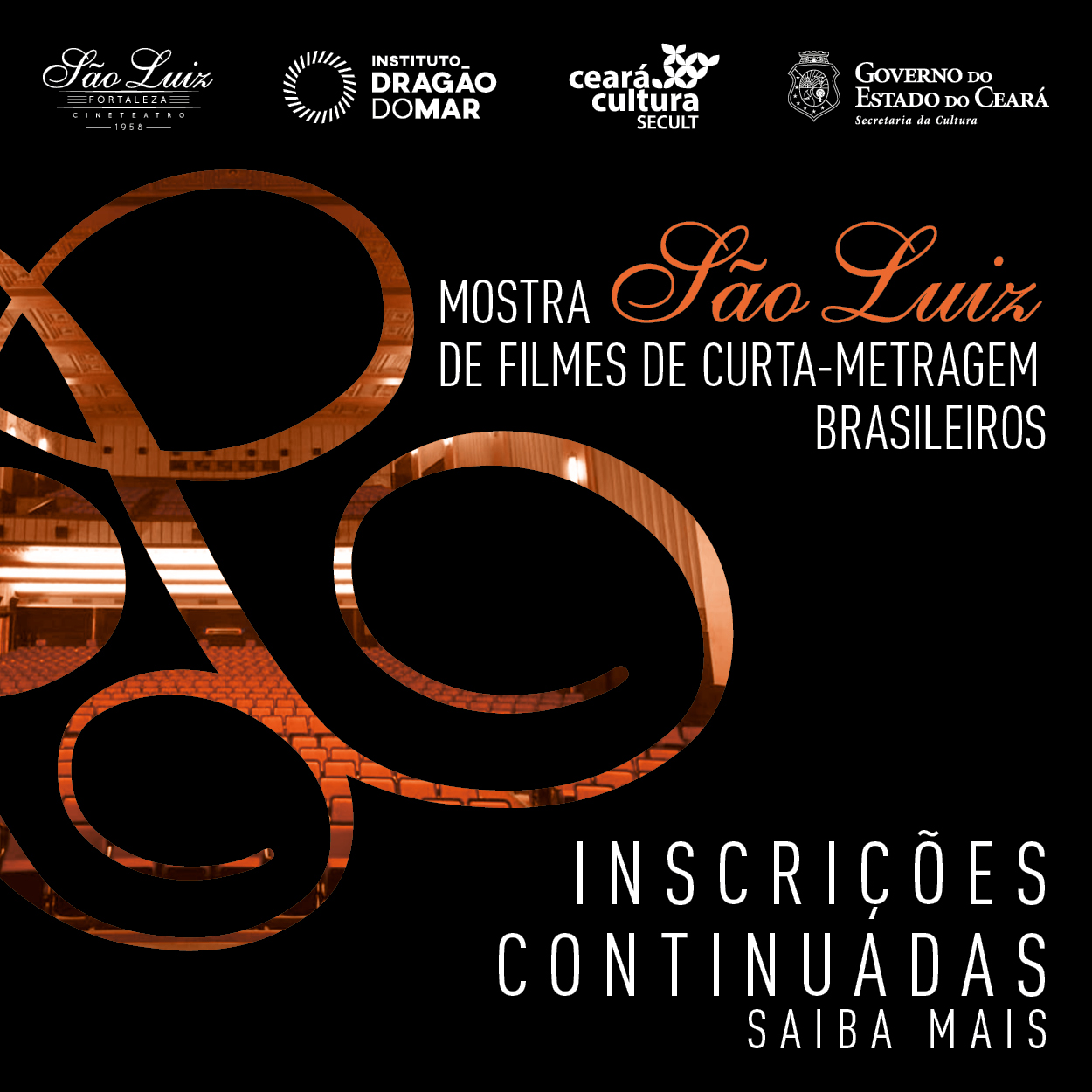 Cineteatro São Luiz: mostra de curtas-metragens brasileiros e show de Chico César são destaques da semana