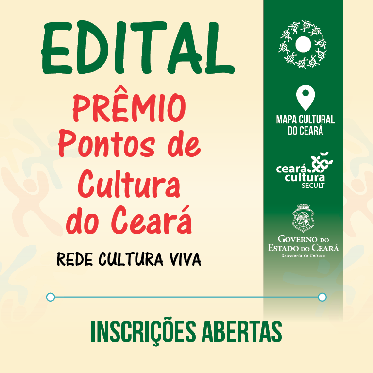 Prêmio Pontos de Cultura do Ceará é lançado pela Secult e inicia processo de inscrições online