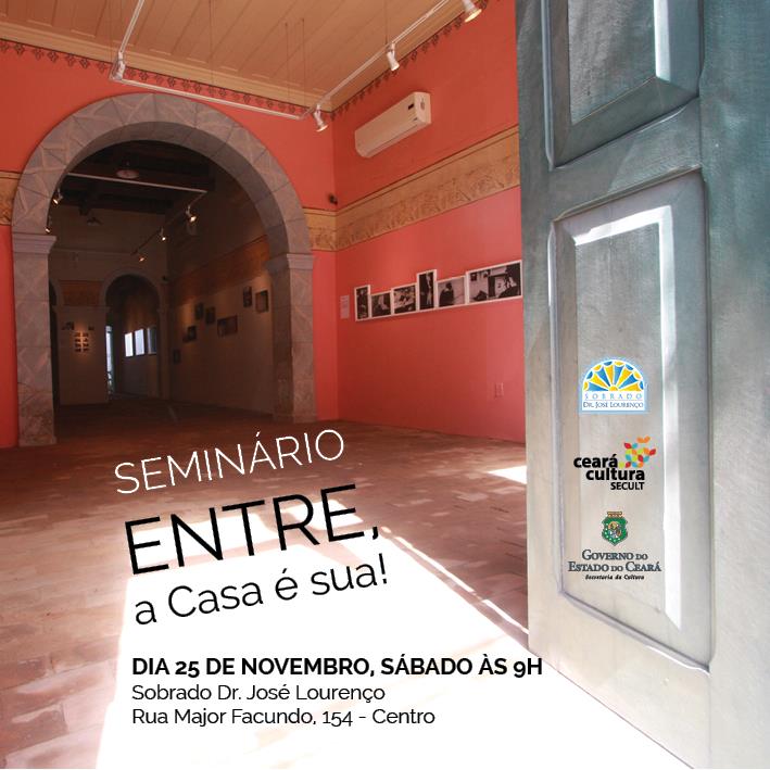 Sobrado Dr. José Lourenço realiza seminário “Entre, a Casa é sua!” para debater ações e propostas e dialogar com a cidade e artistas