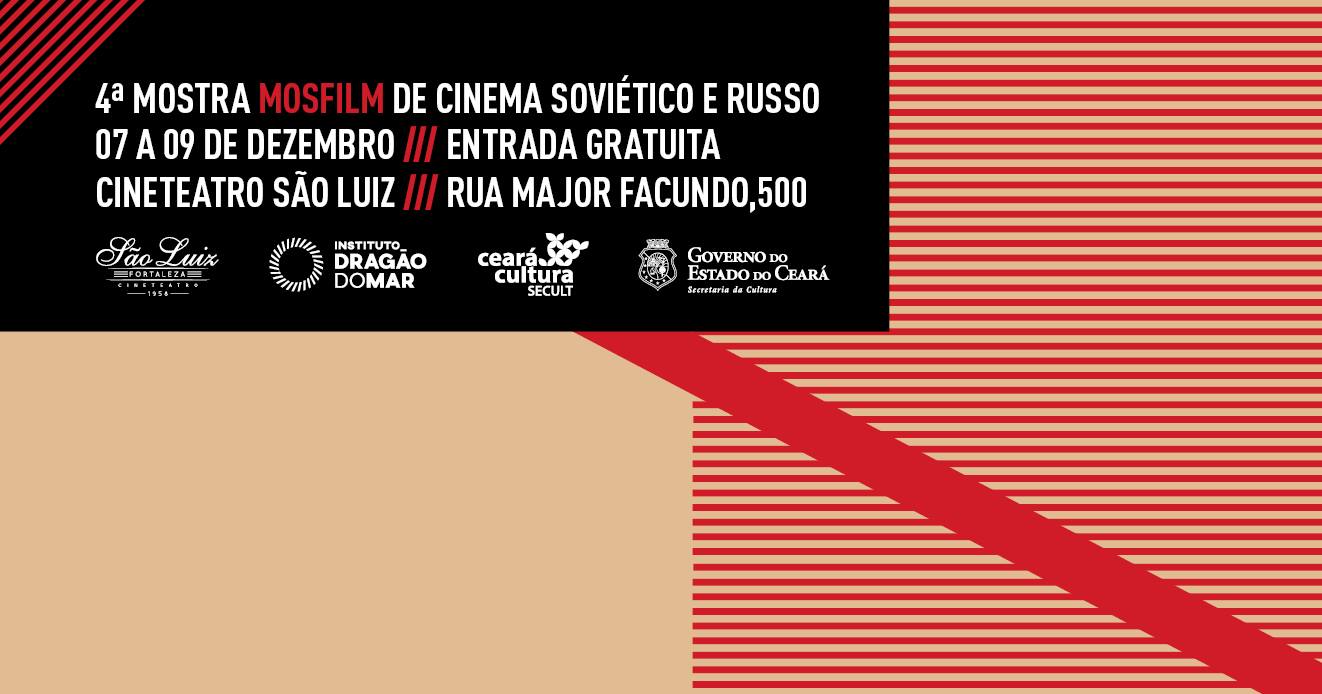 Cineteatro São Luiz recebe mostra de Cinema Soviético e Russo, de 7 a 9/12