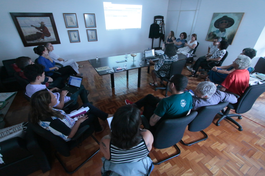 Representantes do MinC visitaram a Secult nesta sexta, 26/1