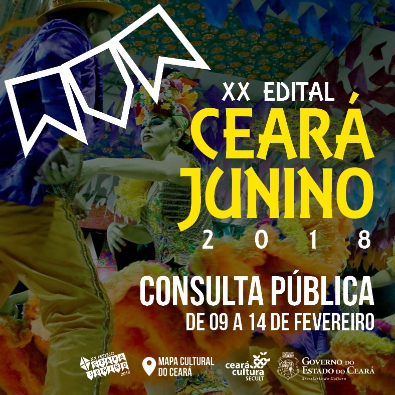 Secult abre Consulta Pública Online do XX Edital Ceará Junino