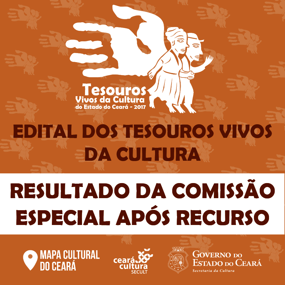 Edital dos Tesouros Vivos da Cultura 2017: Secult divulga resultado da Comissão Especial após recurso