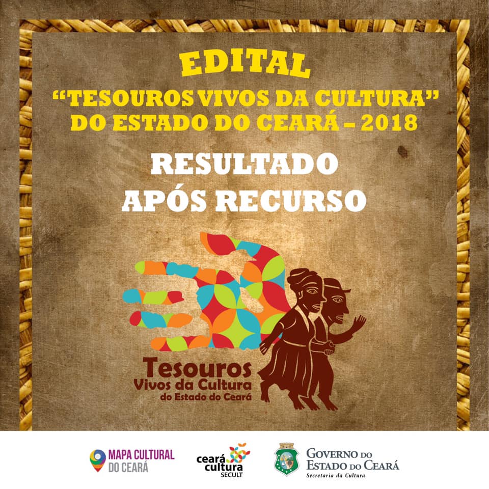 Secult divulga Resultado após Recurso do Edital dos Tesouros Vivos da Cultura – 2018