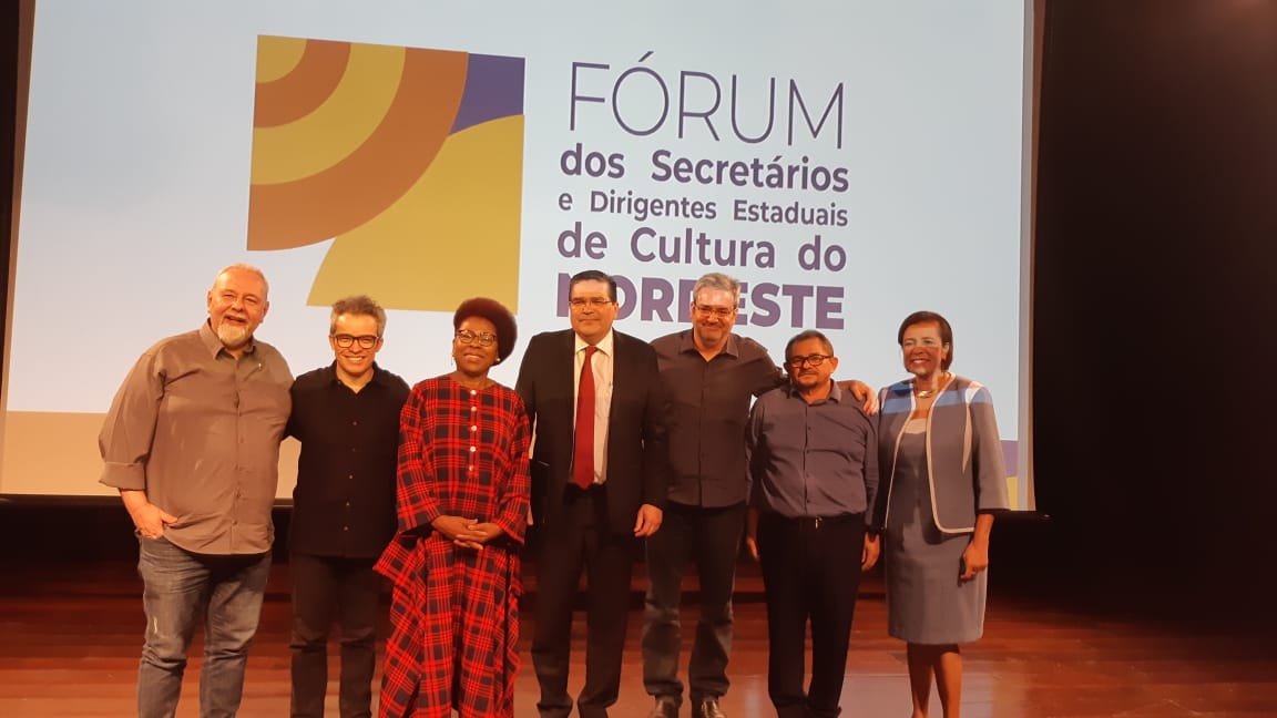 Secretário Fabiano Piúba e secretários da Cultura do Nordeste debatem políticas públicas