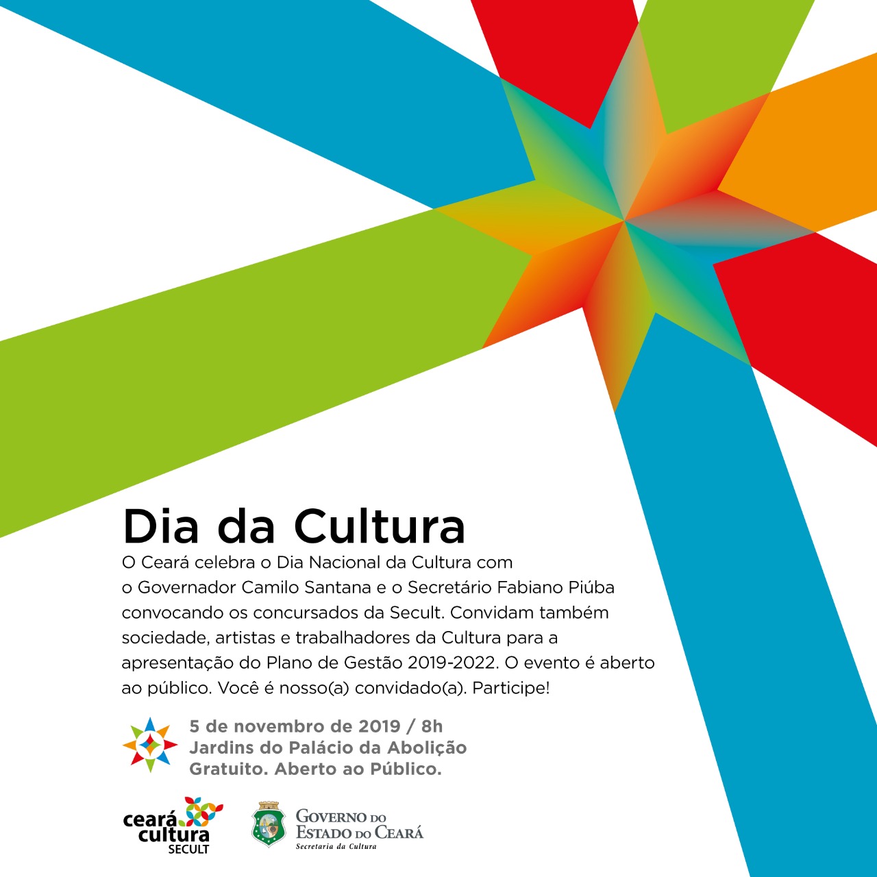 Novembro da Cultura no Ceará: Dia Nacional da Cultura é celebrado