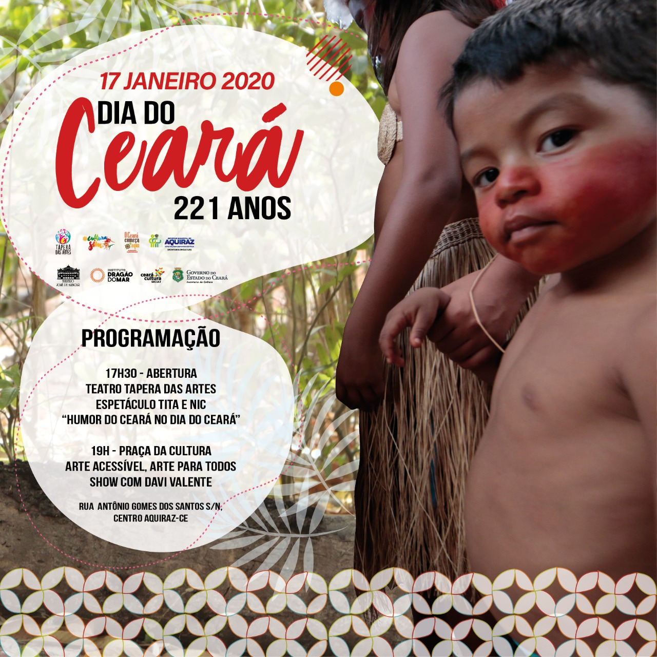 221 anos: Dia do Ceará é comemorado nesta sexta (17), em Aquiraz e Fortaleza