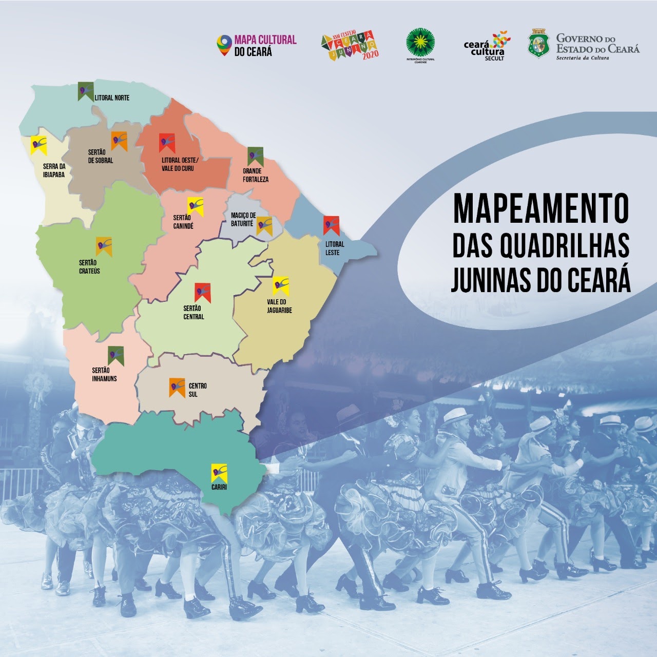 Secult lança o Mapeamento das Quadrilhas Juninas do Ceará