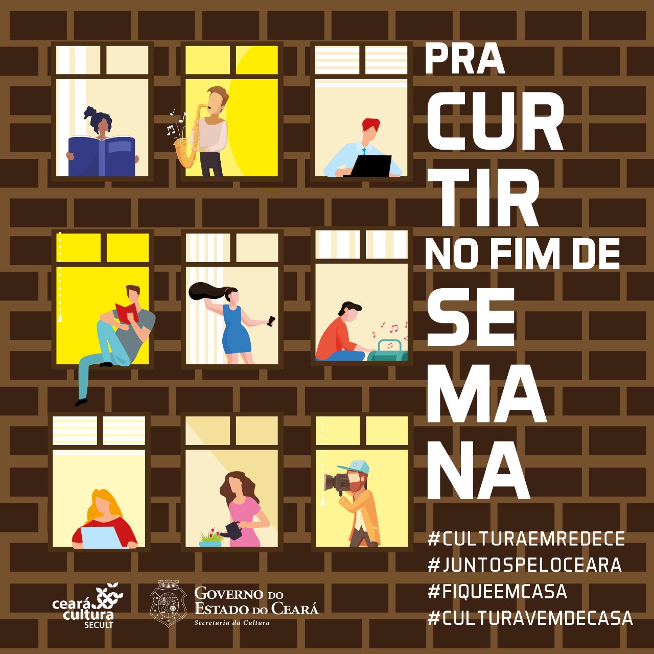 Fim de semana: Secult divulga lista de conteúdos gratuitos para serem acessados online