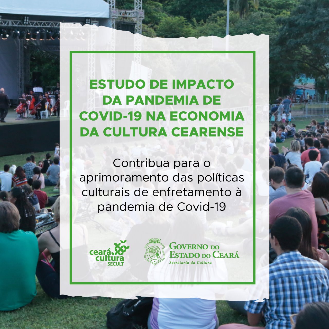 Secult lança estudo sobre o impacto da Pandemia da Covid-19 na economia da cultura