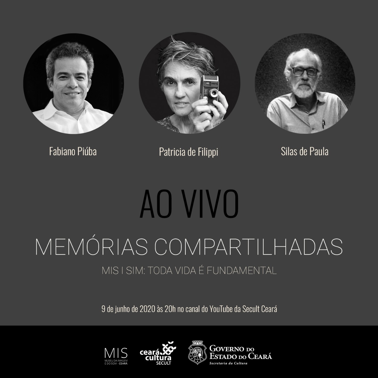 MIS-CE lança projeto Memórias Compartilhadas nesta terça, 9/6