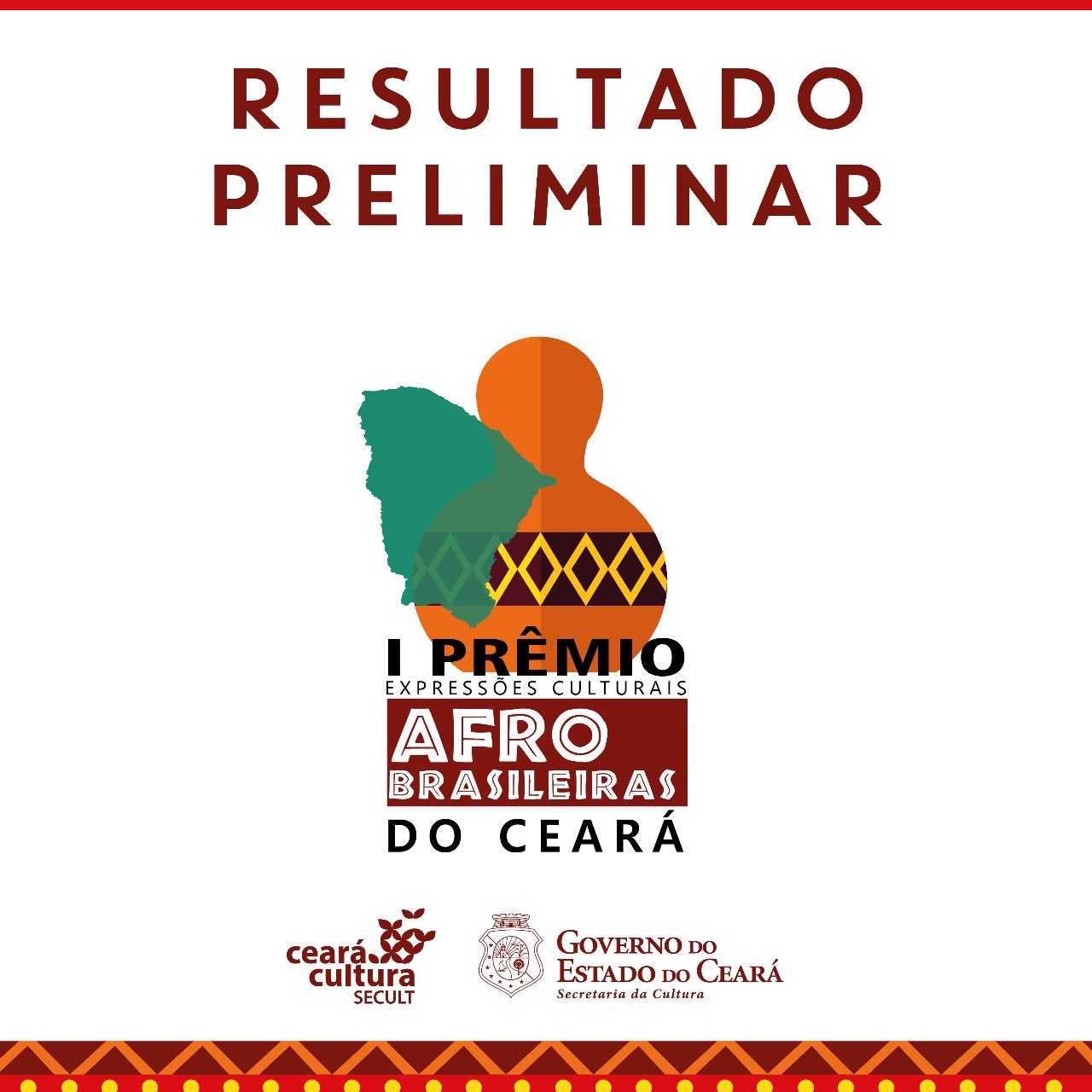 I Prêmio Expressões Culturais Afro-Brasileiras do Ceará: Secult divulga resultado preliminar