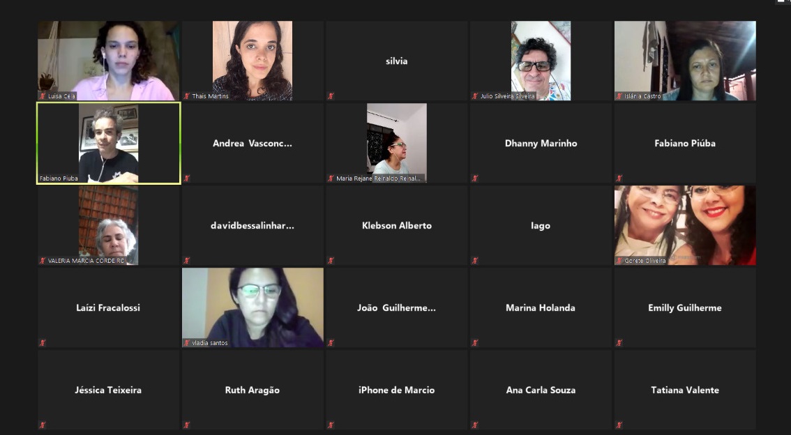 Secult realizou 3ª reunião dos Ciclos de Trabalho para Implantação da Lei Aldir Blanc de Emergência Cultural no Ceará, nesta terça, 16/6