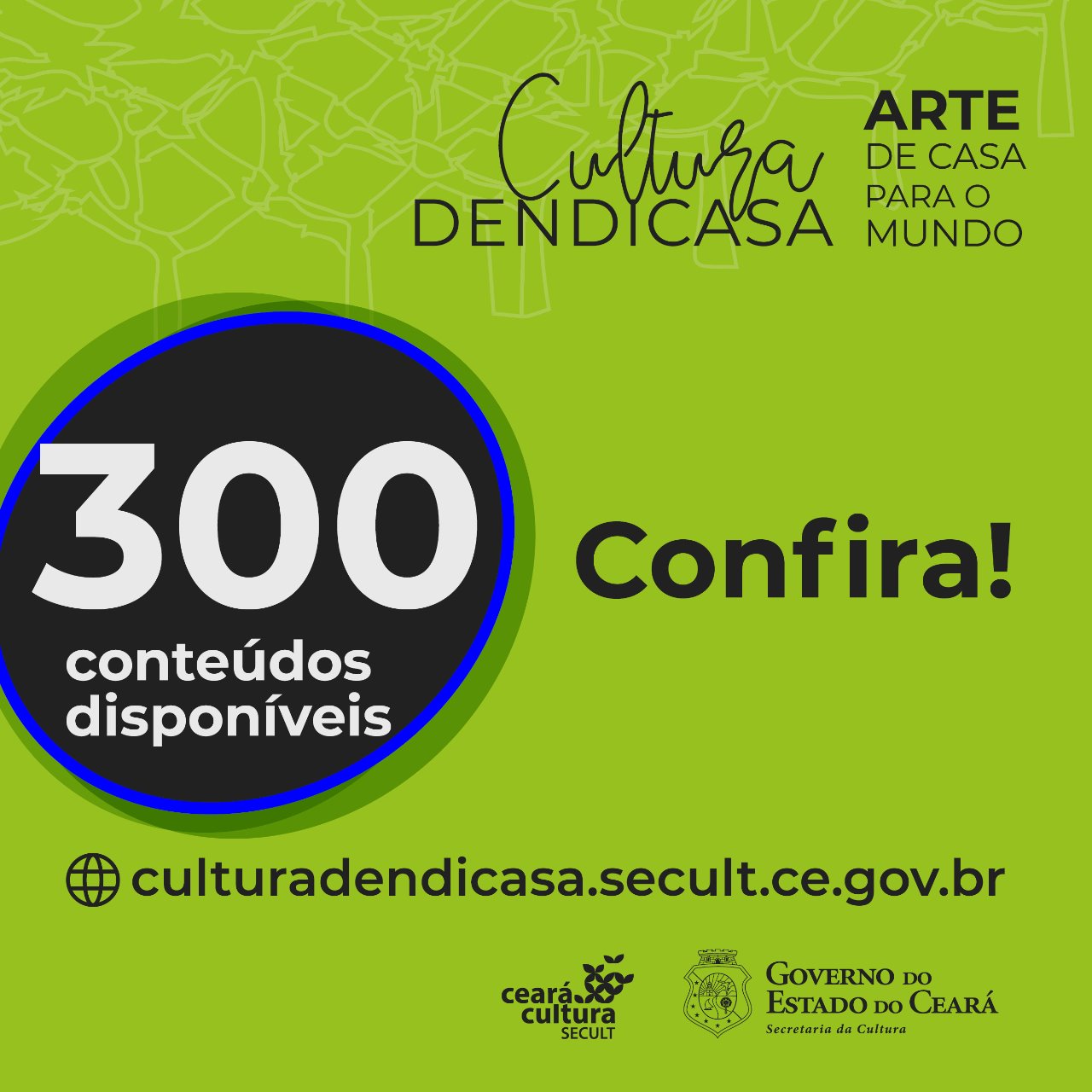 Portal Cultura Dendicasa atinge a marca de 300 conteúdos disponíveis