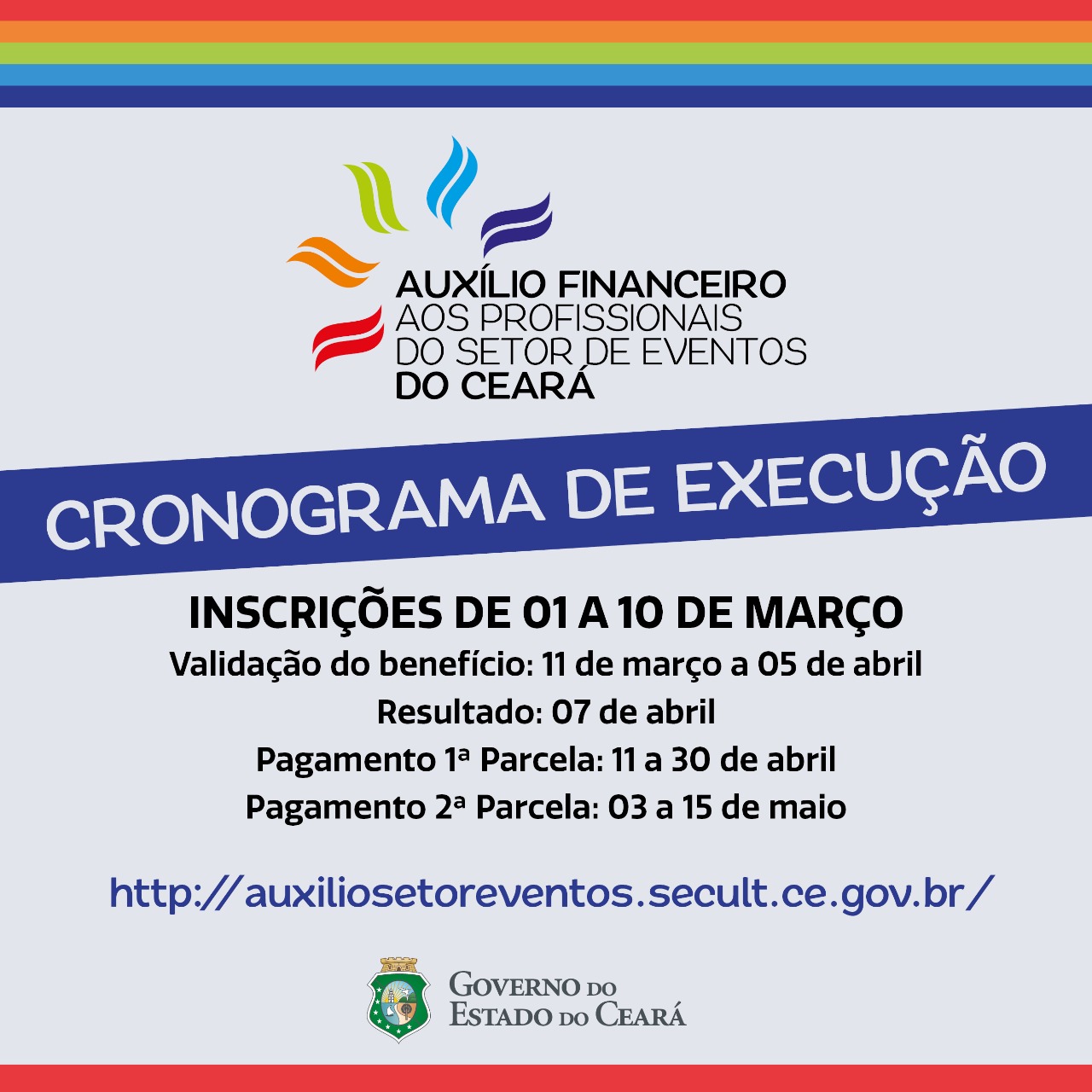 Governo do Estado abre cadastro para solicitação de auxílio financeiro para os profissionais do Setor de Eventos