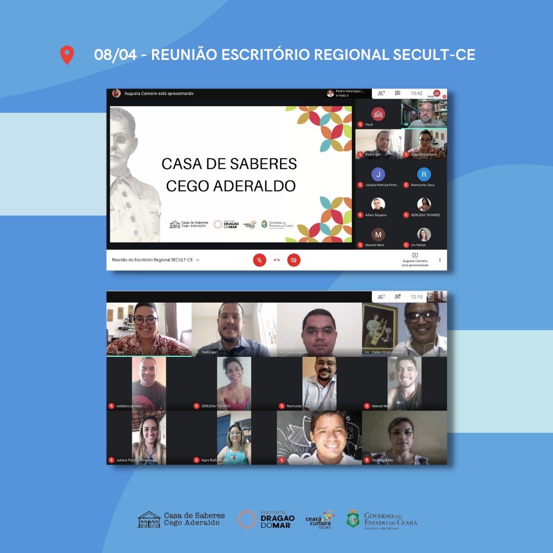 Escritório Regional e Casa de Saberes realizam reunião com dirigentes de cultura do Sertão Central