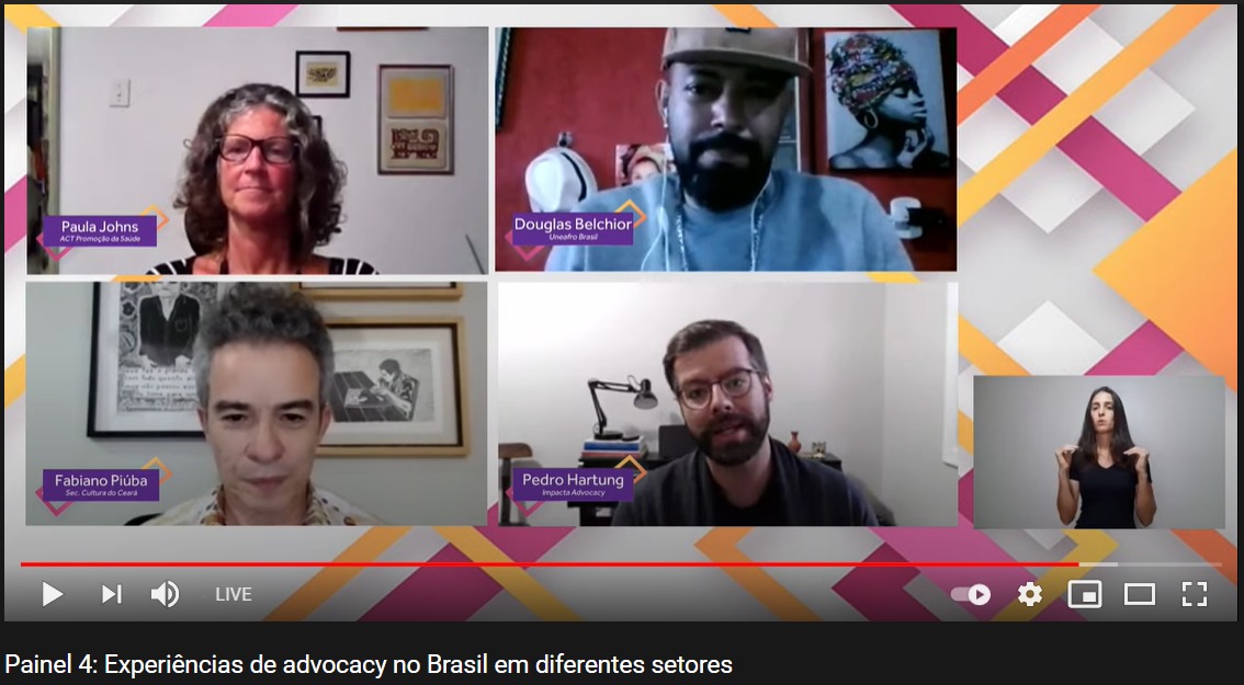 Secretário Fabiano Piúba partcipa de painel online sobre “Advocacy: estratégias para o futuro da cultura”
