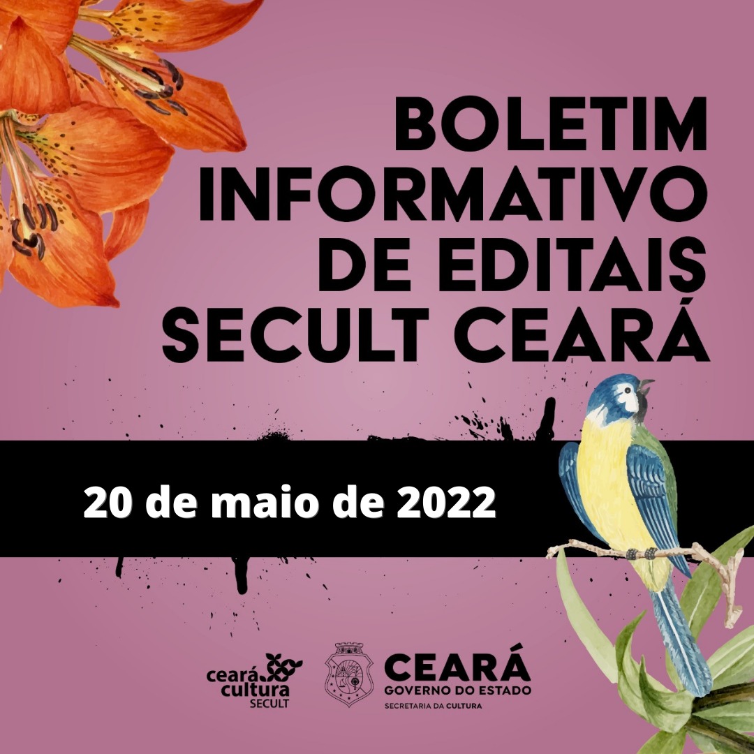 Boletim Informativo – Edital com Inscrições Abertas – 20 de maio de 2022