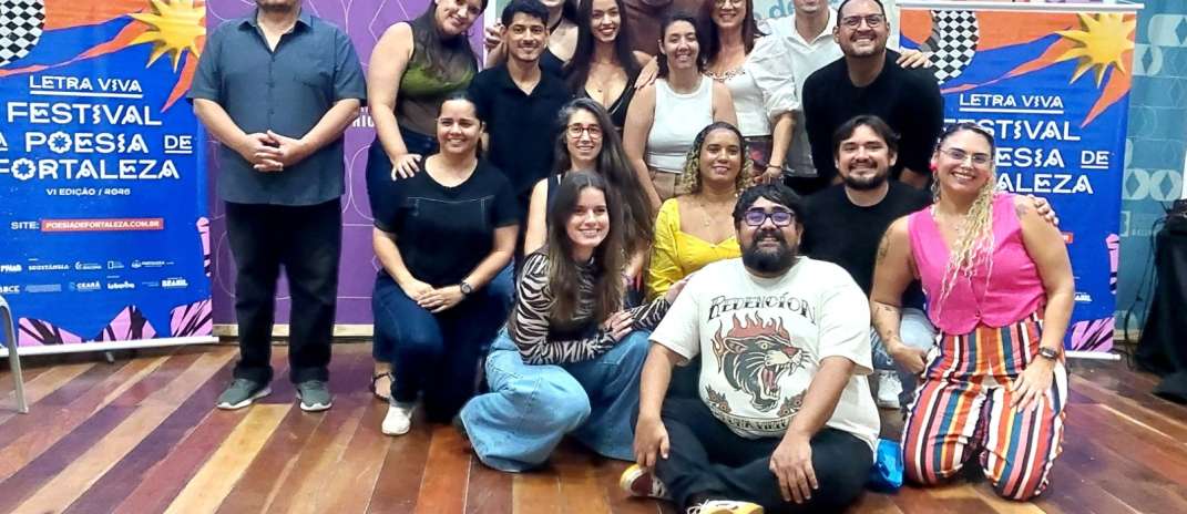 Com apoio da Secult, LETRA VIVA – Festival da Poesia de Fortaleza VI edição segue com mais atividades no Centro Cultural Belchior, na Praia de Iracema