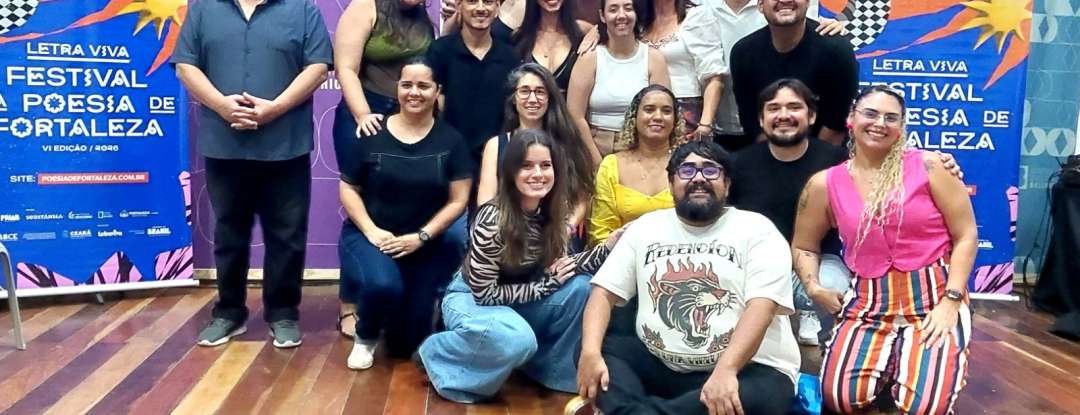 Com apoio da Secult, LETRA VIVA – Festival da Poesia de Fortaleza VI edição segue com mais atividades no Centro Cultural Belchior, na Praia de Iracema