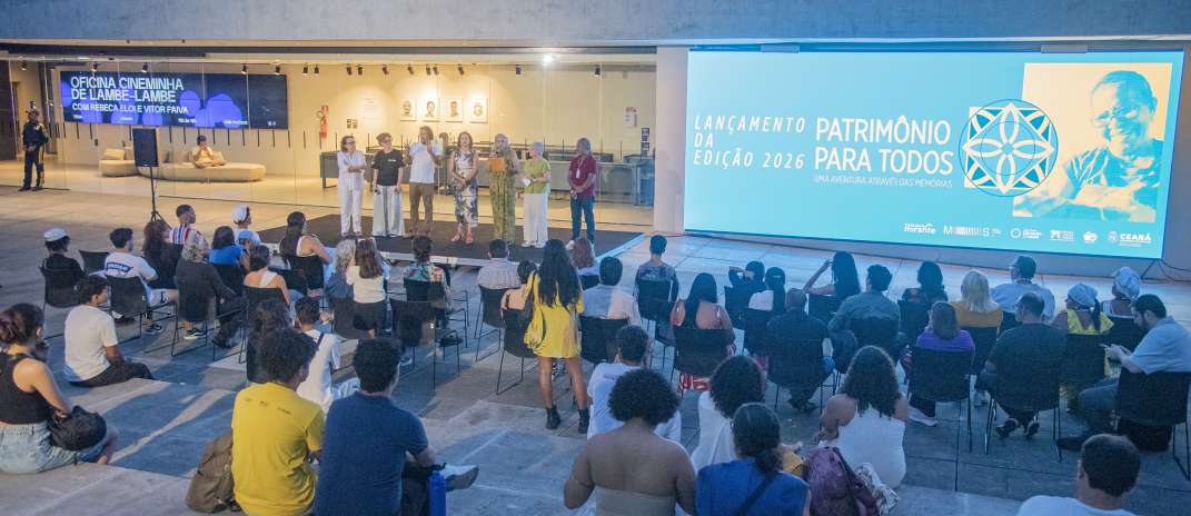 Lançamento de plataforma com inventários culturais e homenagem a guardiões da memória marcam início da edição 2026 do Projeto Patrimônio para Todos
