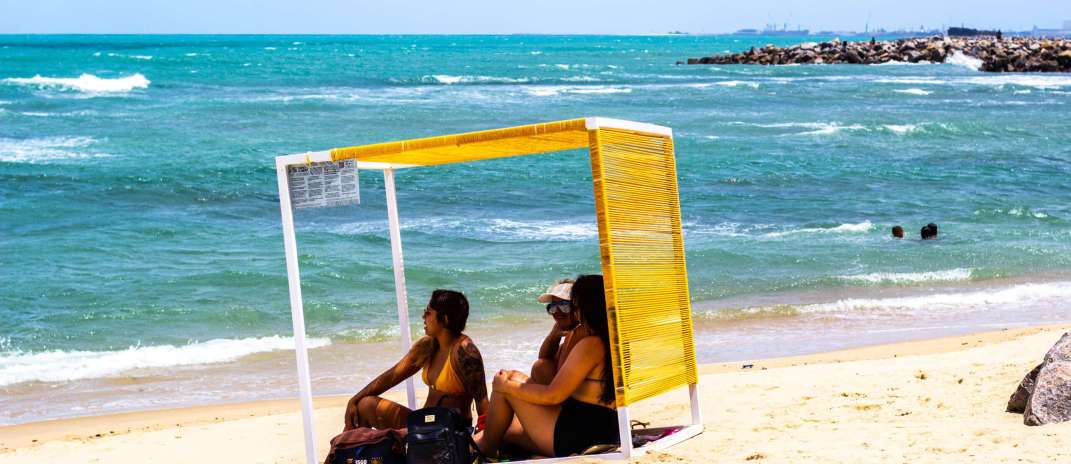 Com apoio da Secult, projeto leva arte, design e sombra coletiva à Praia de Iracema entre 21 e 28 de maio
