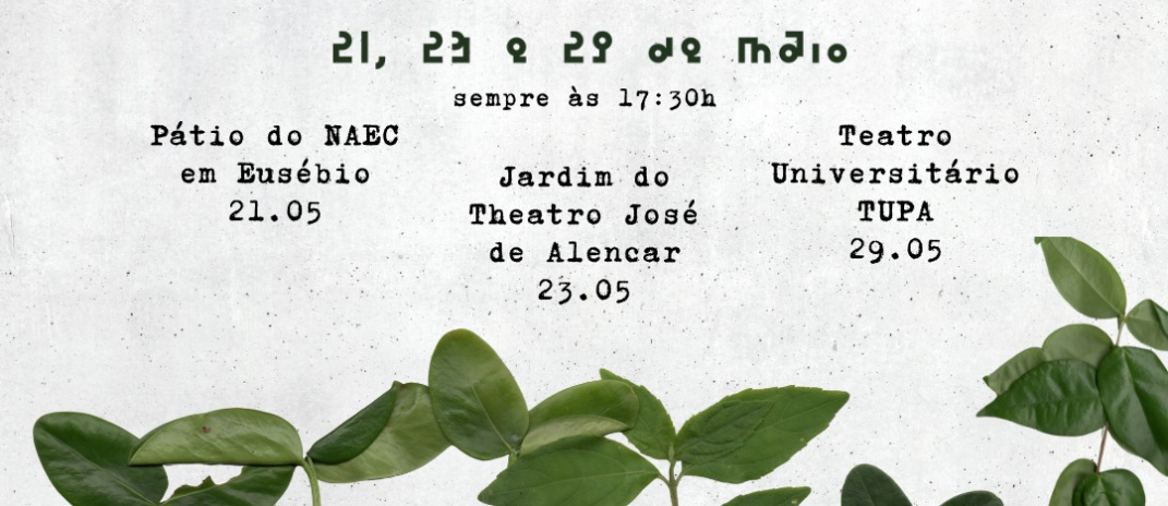 Com apoio da Secult, acesso gratuito e classificação livre, artista Sy Gomes inicia circulação da performance “Cultivarei um Lugar” em Eusébio e Fortaleza