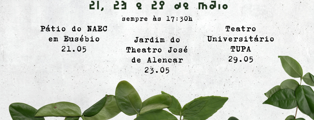 Com apoio da Secult, acesso gratuito e classificação livre, artista Sy Gomes inicia circulação da performance “Cultivarei um Lugar” em Eusébio e Fortaleza
