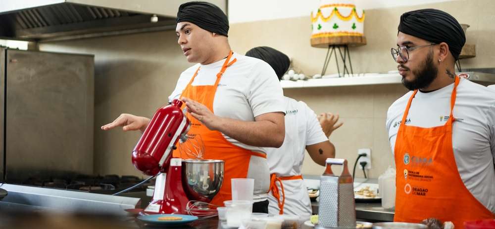 Escola de Gastronomia Social oferta 160 vagas gratuitas para cursos básicos no mês de maio, em Fortaleza