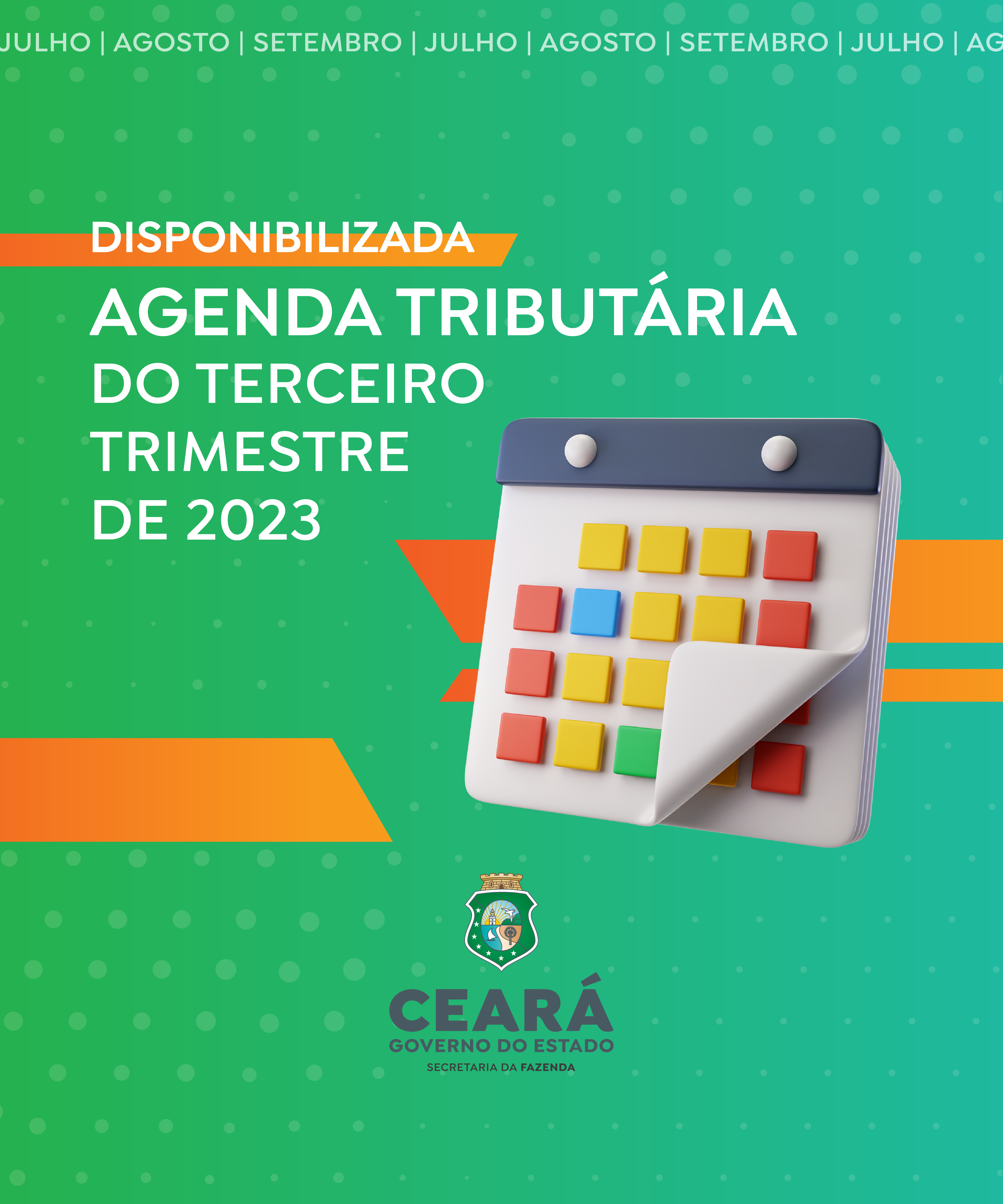 Sefaz disponibiliza Agenda Tributária do terceiro trimestre de 2023