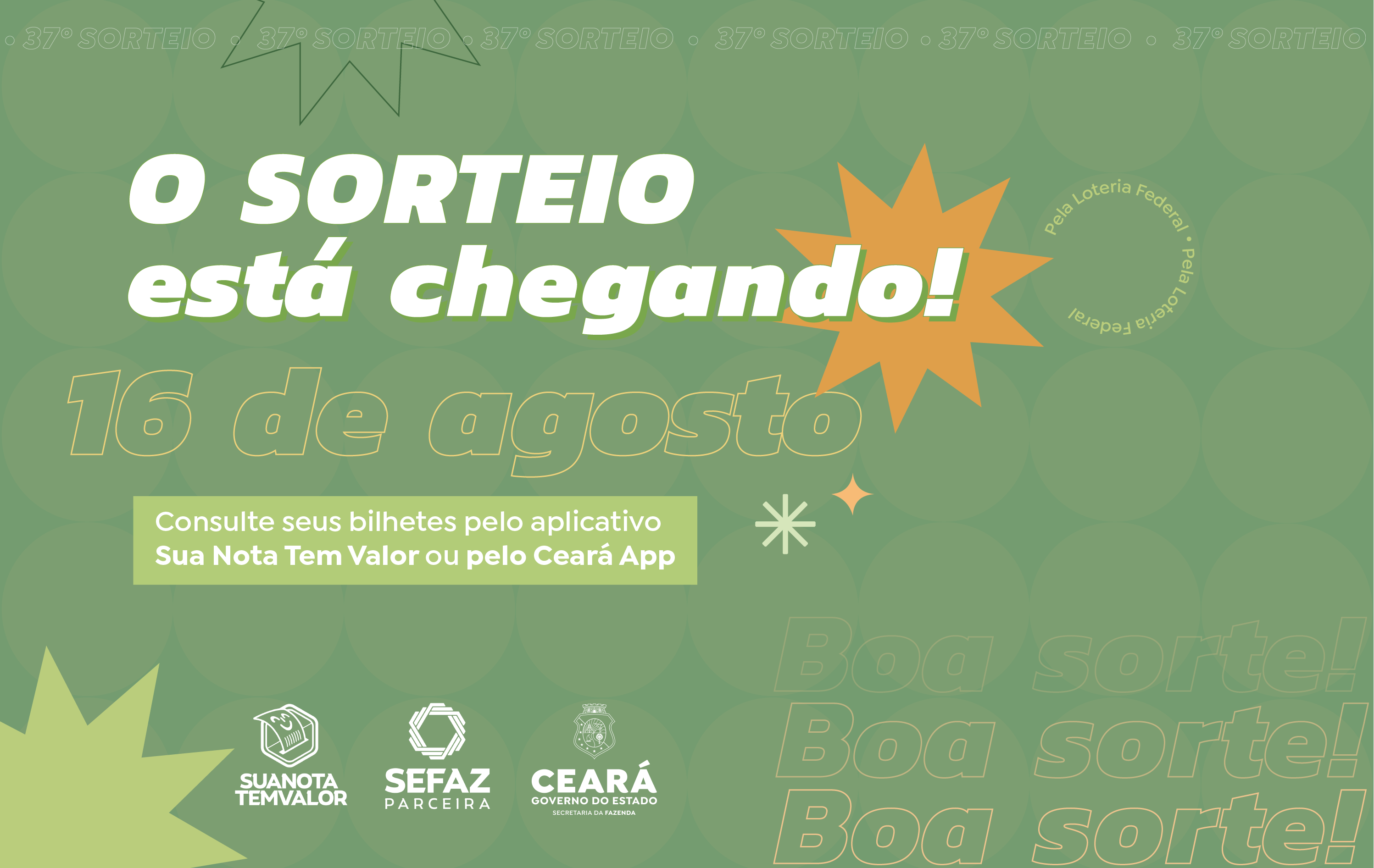 Sefaz-CE realiza 37° sorteio do programa Sua Nota Tem Valor nesta quarta-feira (16/8)