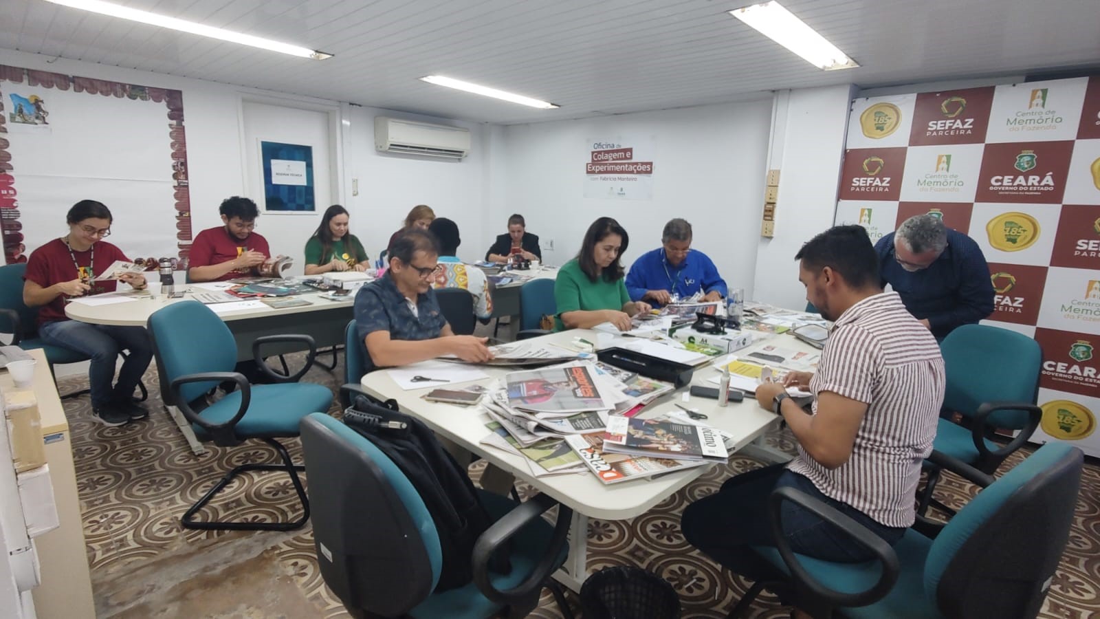 Centro de Memória da Fazenda promove Oficina de Colagem