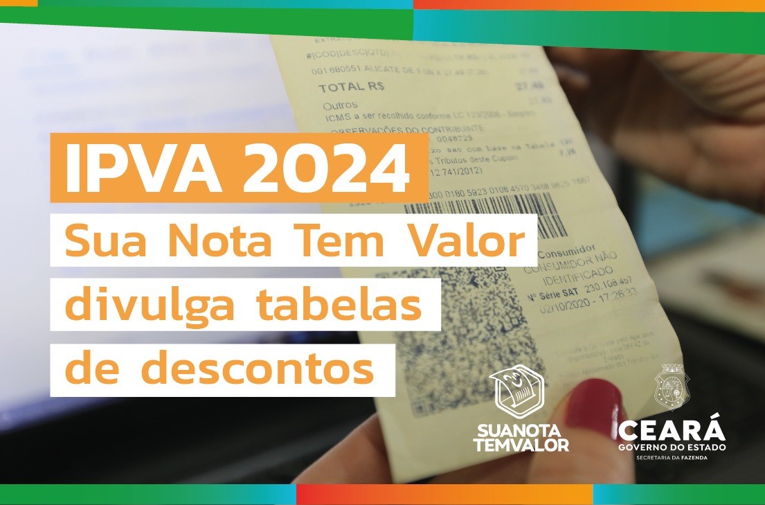 IPVA 2024: Sua Nota Tem Valor divulga tabelas de descontos