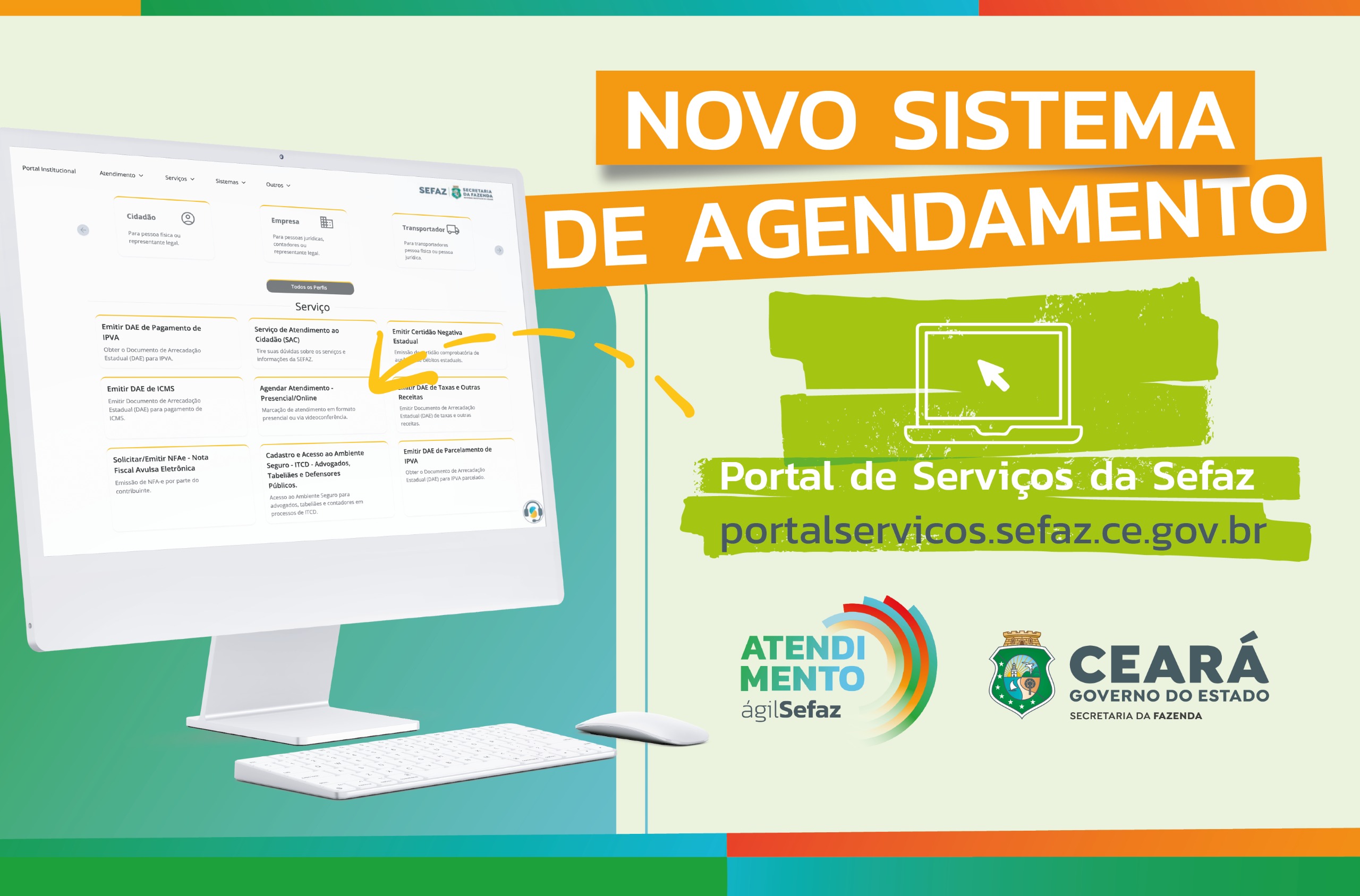 Novo sistema de agendamento da Sefaz-CE facilita atendimento presencial e por videoconferência