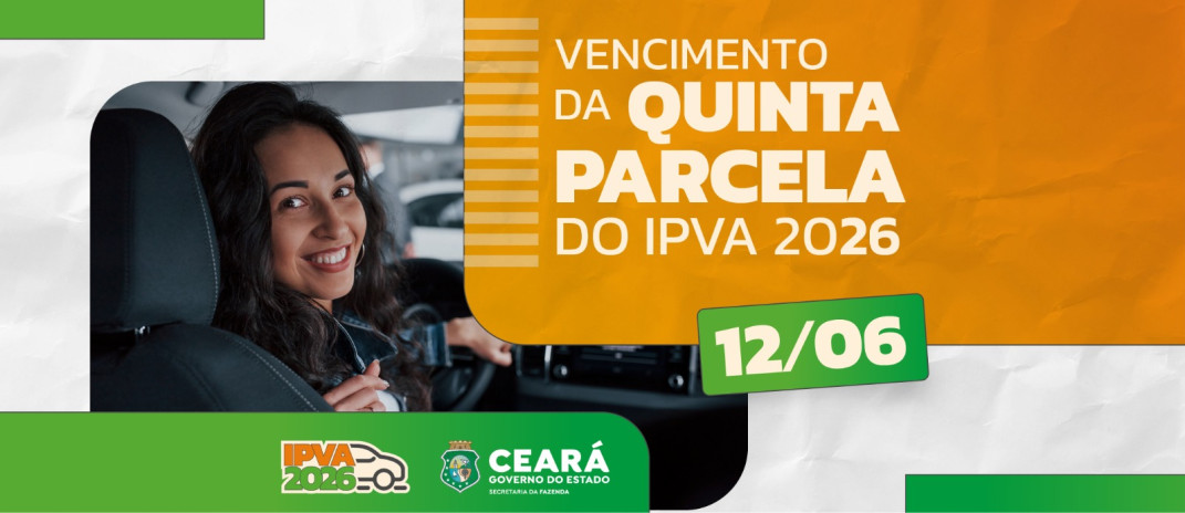 IPVA 2026: última parcela vence na sexta-feira (12)