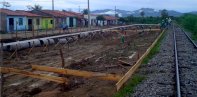 Secretário e governador inspecionam montagem dos VLTs e obras do Metrô de Sobral