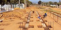 Metrô do Cariri: fundações da Estação Escola  prontas