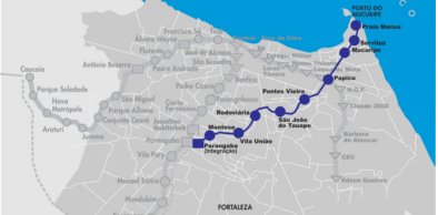 Metrô de Fortaleza: Lei que trata do Ramal Parangaba-Mucuripe é publicada