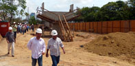 Obras do VLT avançam em novas  frentes